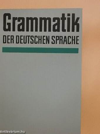 Grammatik der deutschen Sprache