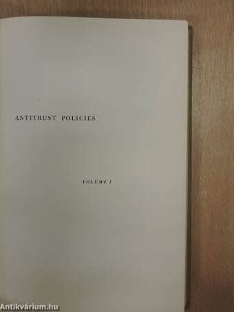 Antitrust Policies I. (töredék)