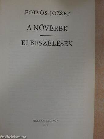 A nővérek/Elbeszélések