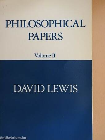 Philosophical Papers II.