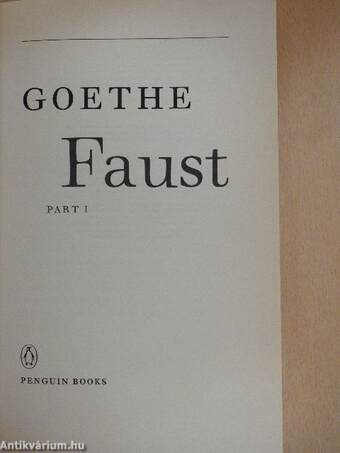 Faust I.