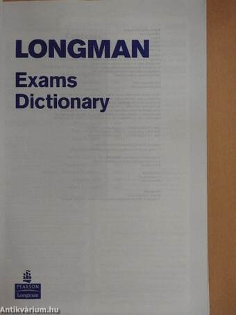 Longman Exams Dictionary