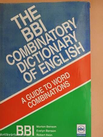 The BBI Combinatory Dictionary of English