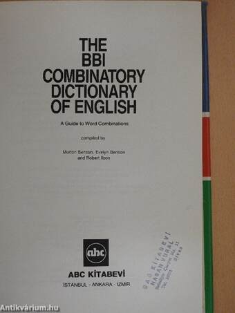 The BBI Combinatory Dictionary of English