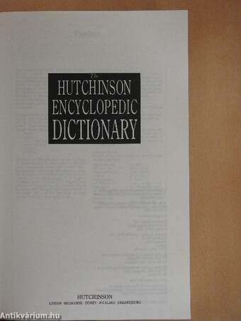 The Hutchinson Encyclopedic Dictionary