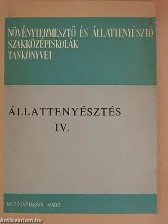 Állattenyésztés IV.