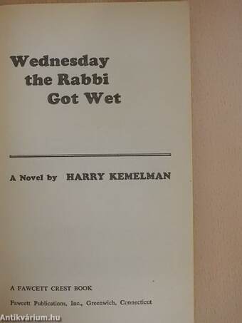 Wednesday the Rabbi Got Wet