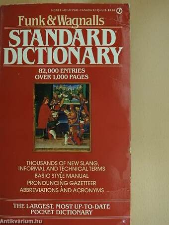 Funk & Wagnalls Standard Dictionary