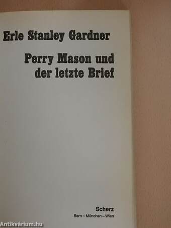 Perry Mason und der letzte Brief