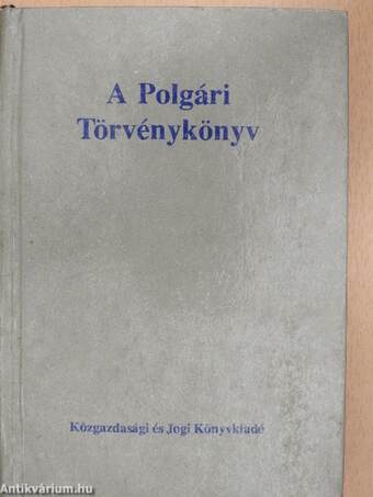 A Polgári Törvénykönyv