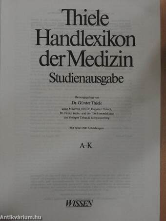 Thiele Handlexikon der Medizin I. (töredék)