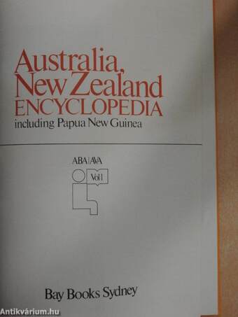 Australia, New Zealand Encyclopedia 1. (töredék)