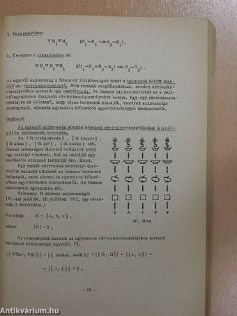 Matematika a tanítóképző intézet első évfolyama számára