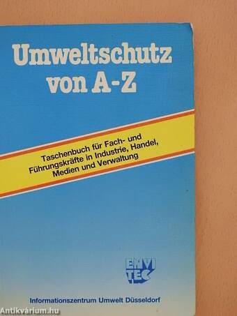 Umweltschutz von A bis Z