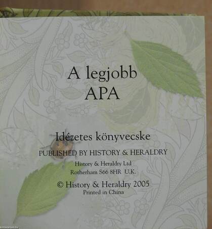 A legjobb apa (minikönyv)