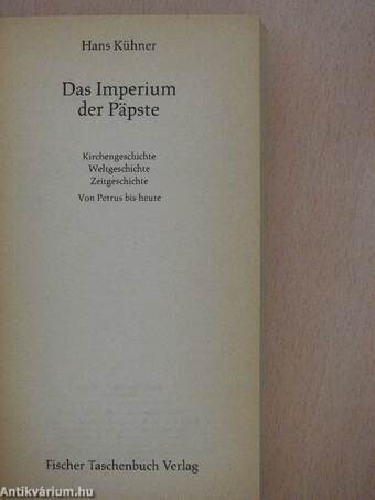 Das Imperium der Päpste