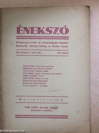 Énekszó 1941. február