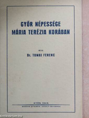 Győr népessége Mária Terézia korában