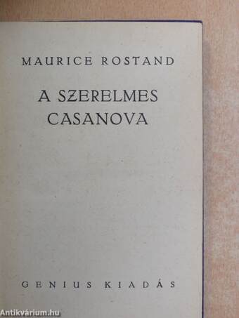 A szerelmes Casanova