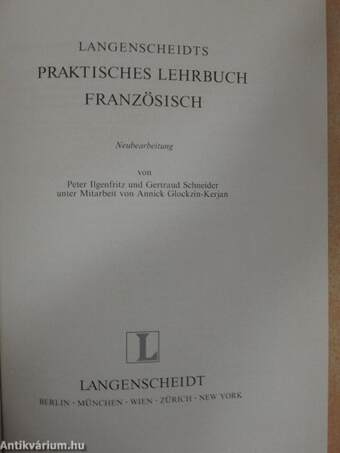 Langenscheidts Praktisches Lehrbuch Französisch