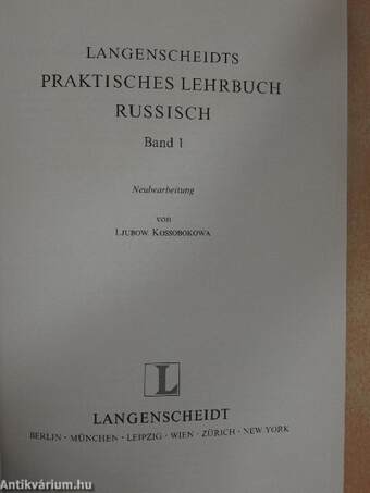 Langenscheidts Praktisches Lehrbuch Russisch 1