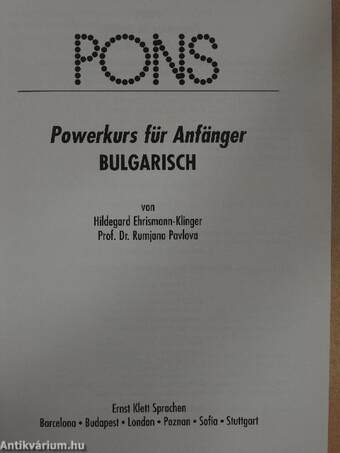 Pons Powerkurs für Anfänger Bulgarisch