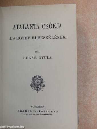 Atalanta csókja