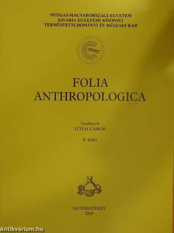 Folia Anthropologica 8.
