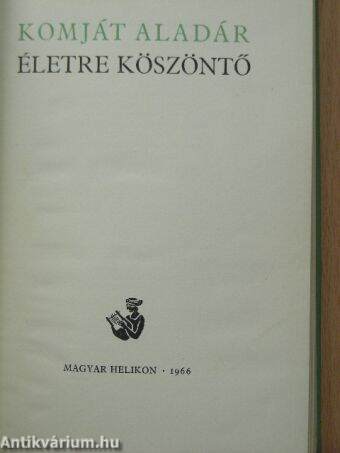 Életre köszöntő