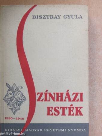 Színházi esték 1930-1940