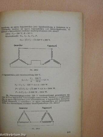 Feladatgyűjtemény a villamosipari szakmák tanulói számára