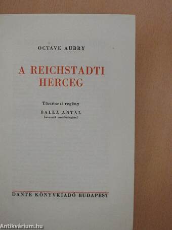 A reichstadti herceg