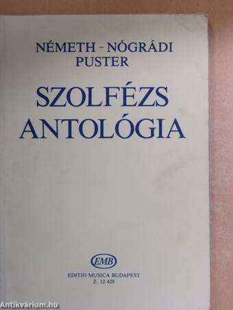 Szolfézs antológia