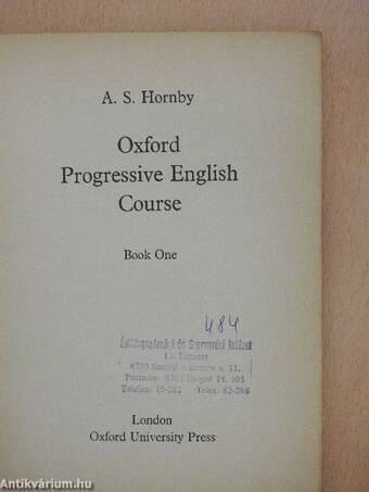 Oxford Progressive English Course Book 1