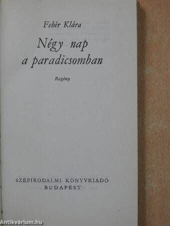 Négy nap a paradicsomban