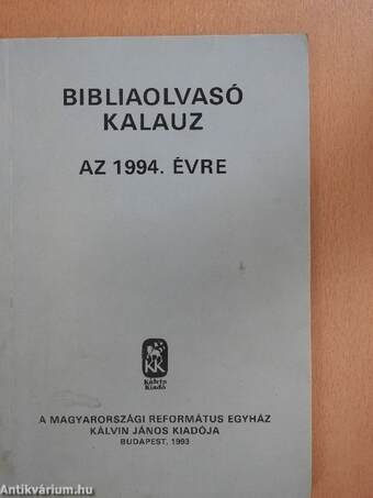 Bibliaolvasó kalauz az 1994. évre