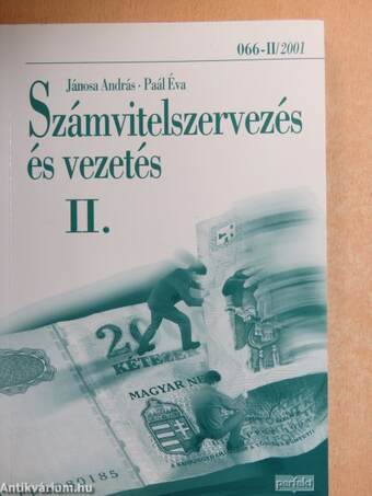 Számvitelszervezés és vezetés II.