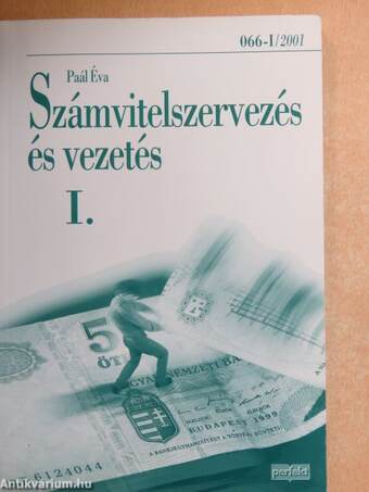 Számvitelszervezés és vezetés I.