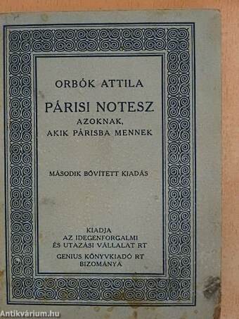 Párisi notesz