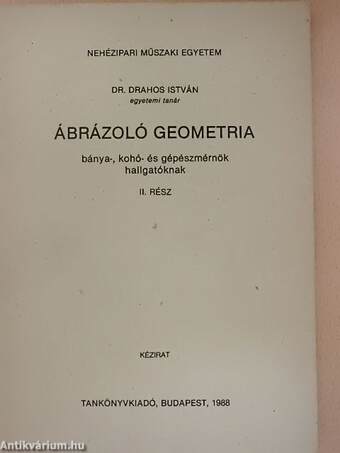 Ábrázoló geometria II.