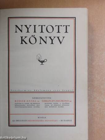 Nyitott könyv