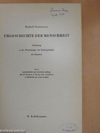 Urgeschichte der Menschheit