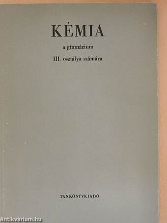 Kémia III.