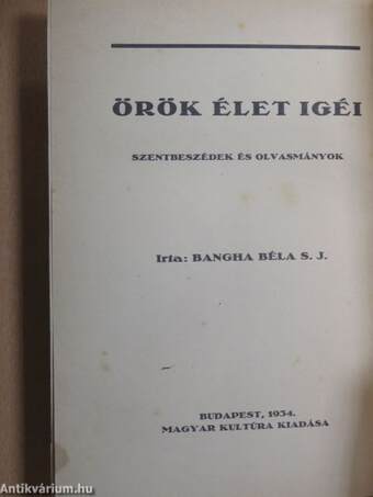 Örök élet igéi I-IV. (Tiltólistás kötet)