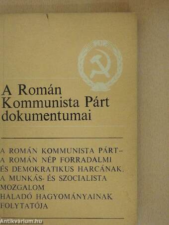 A Román Kommunista Párt dokumentumai