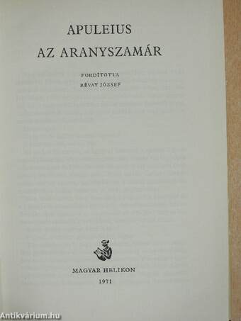 Az aranyszamár