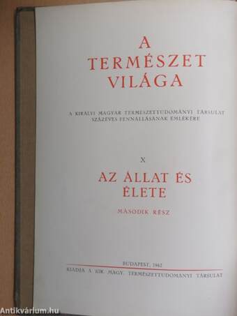 Az állat és élete II. (töredék)