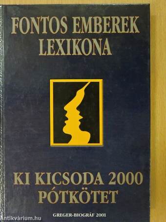 Ki kicsoda 2000 Pótkötet