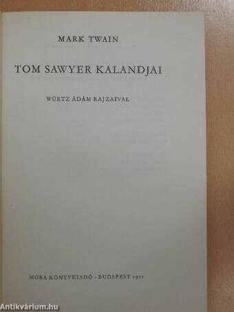 Tom Sawyer kalandjai