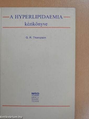 A hyperlipidaemia kézikönyve